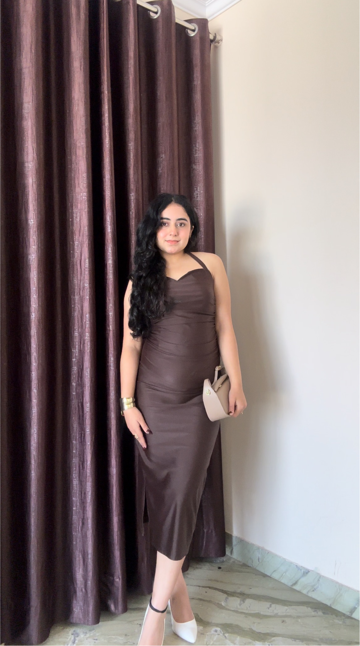 Mocha muse dress