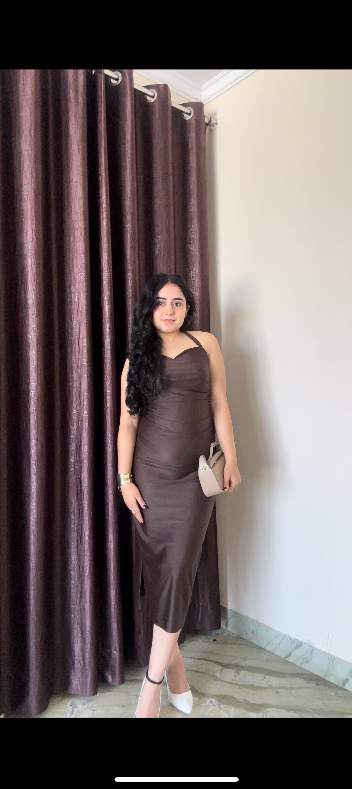 Mocha muse dress