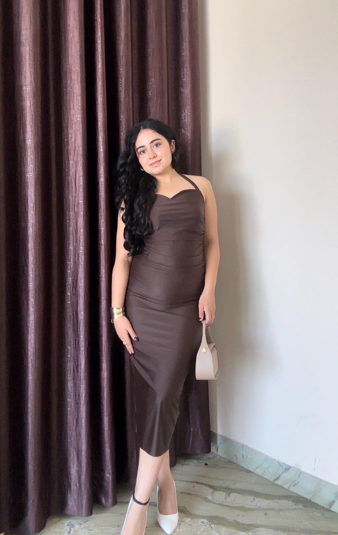 Mocha muse dress