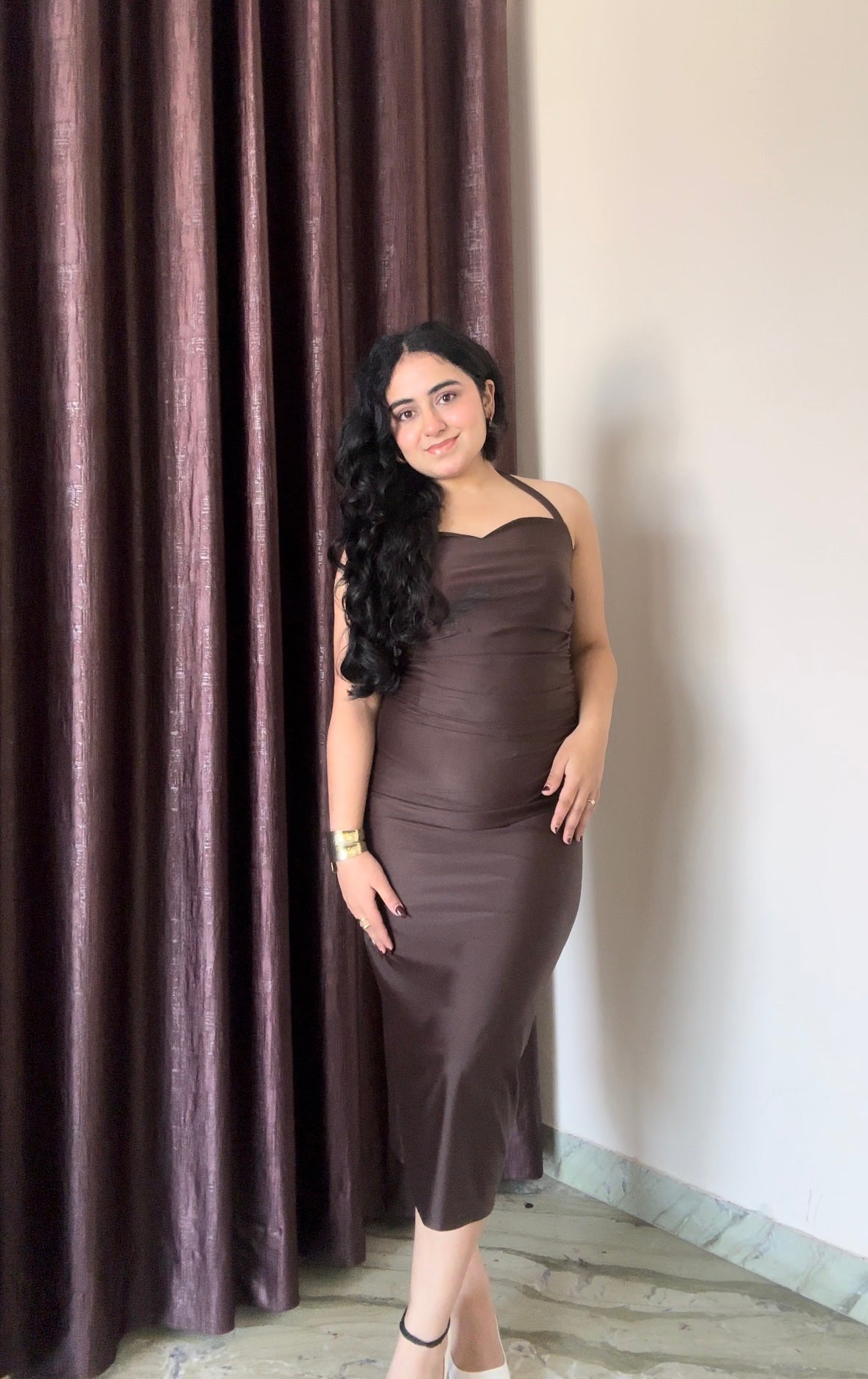 Mocha muse dress