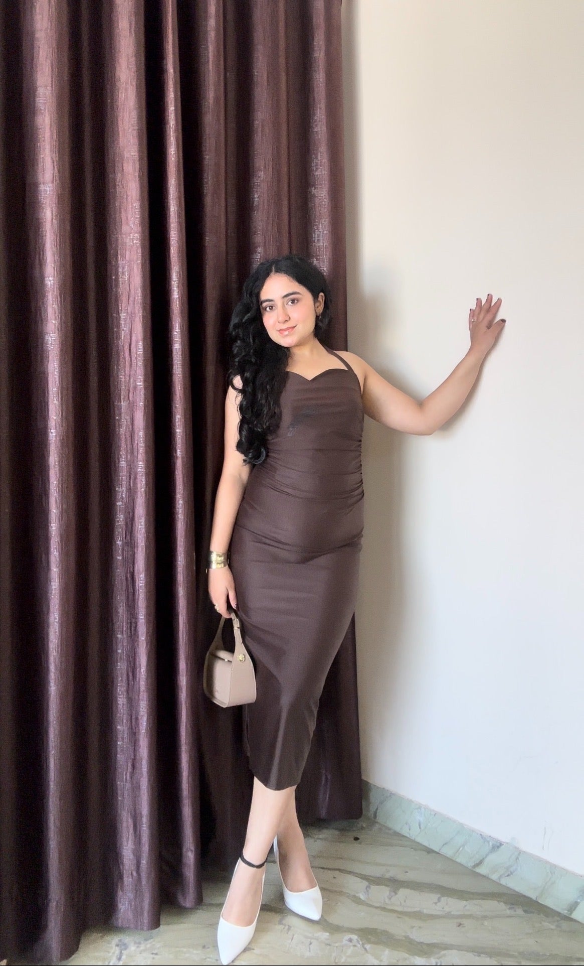 Mocha muse dress