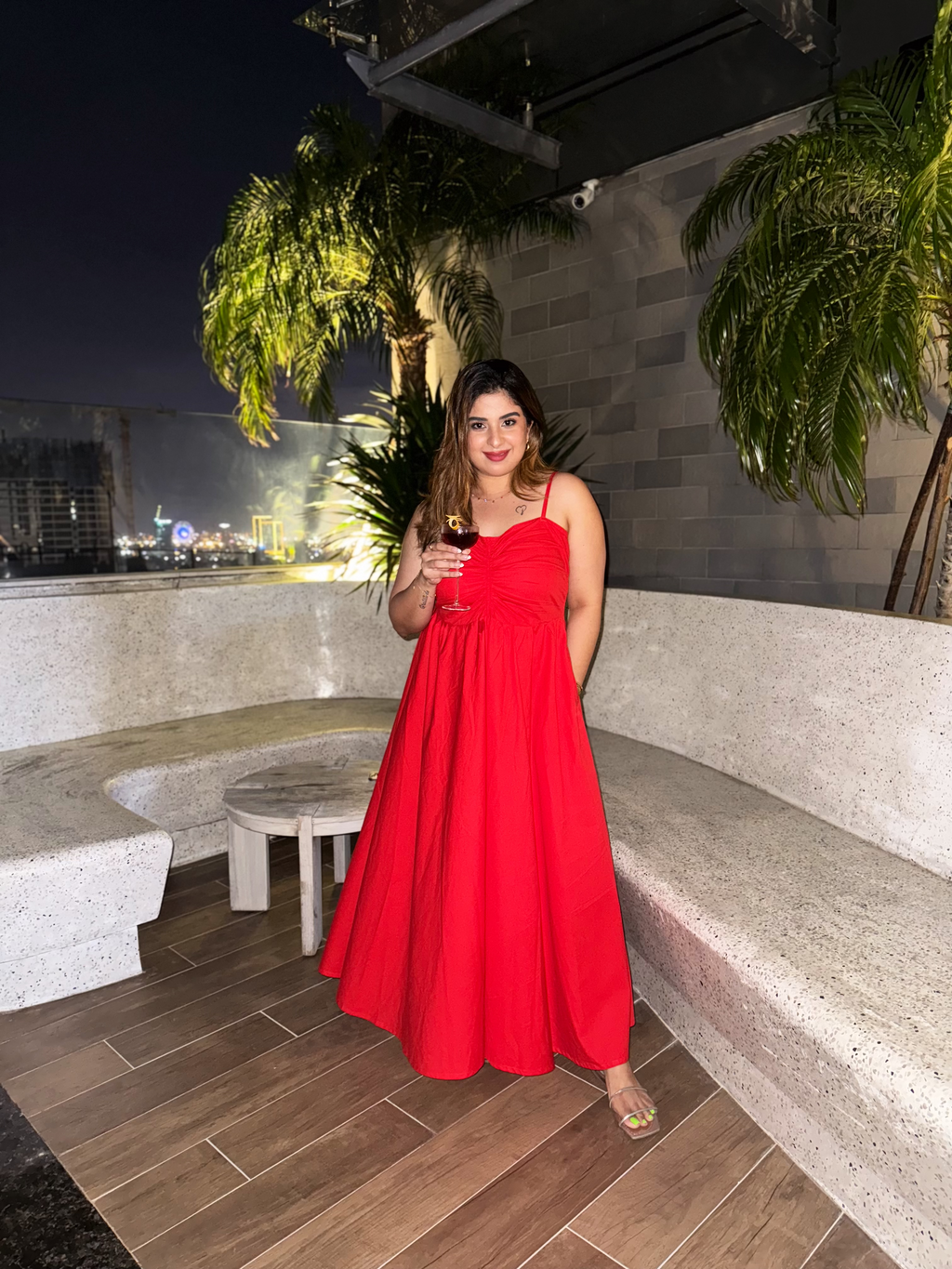 Scarlet maxi dress
