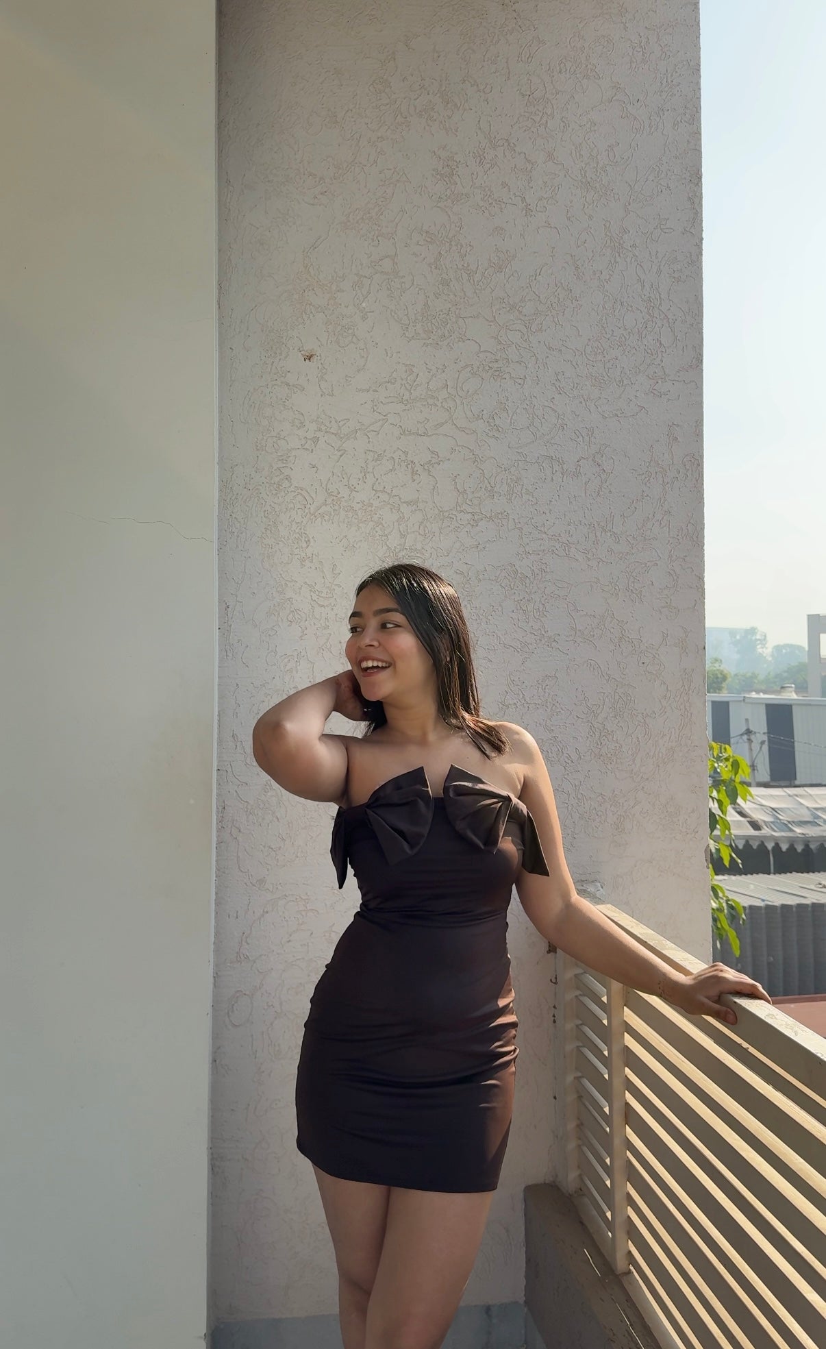 Cocoa Bow Dress