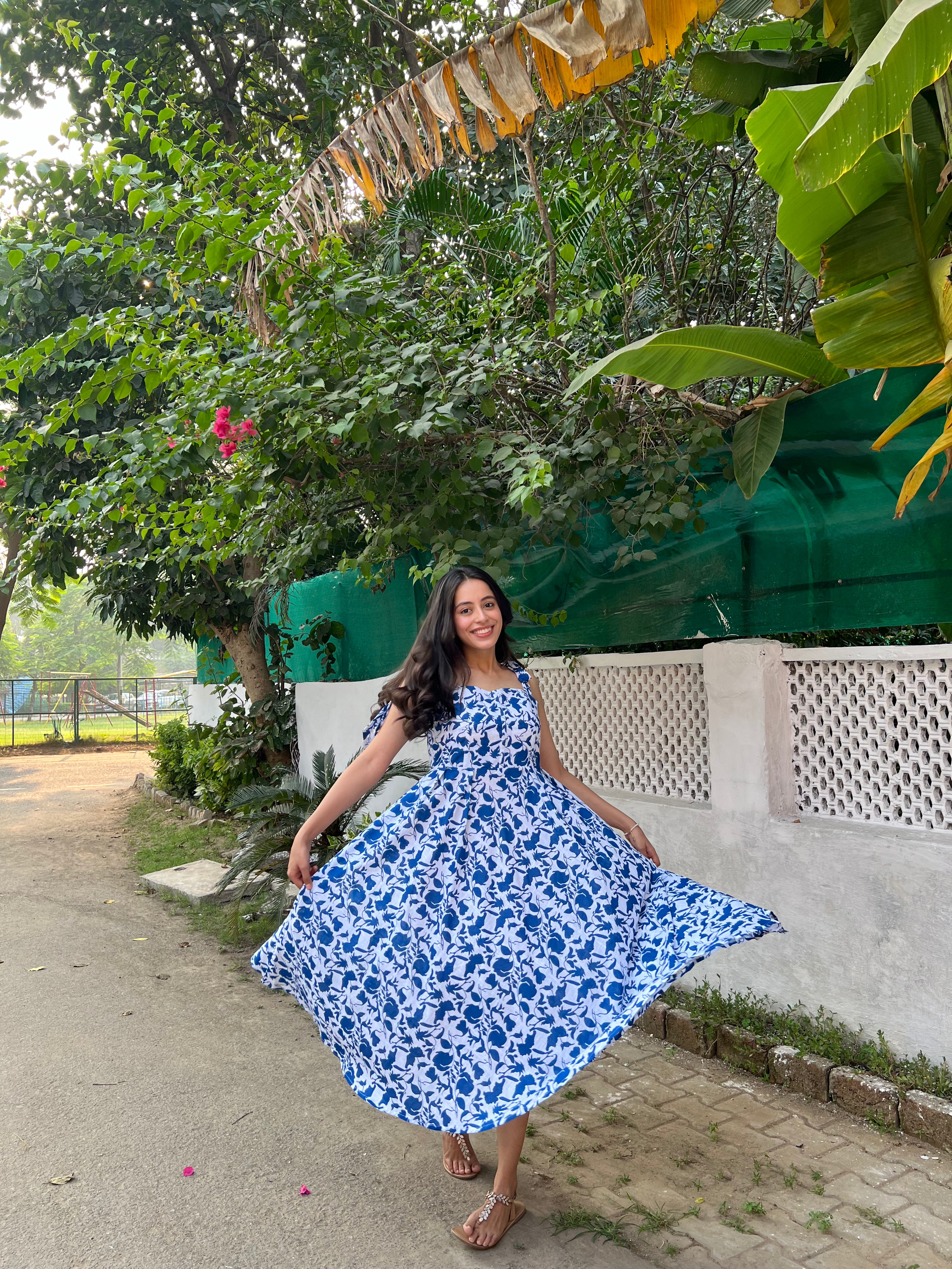 SKY TIE UP DRESS