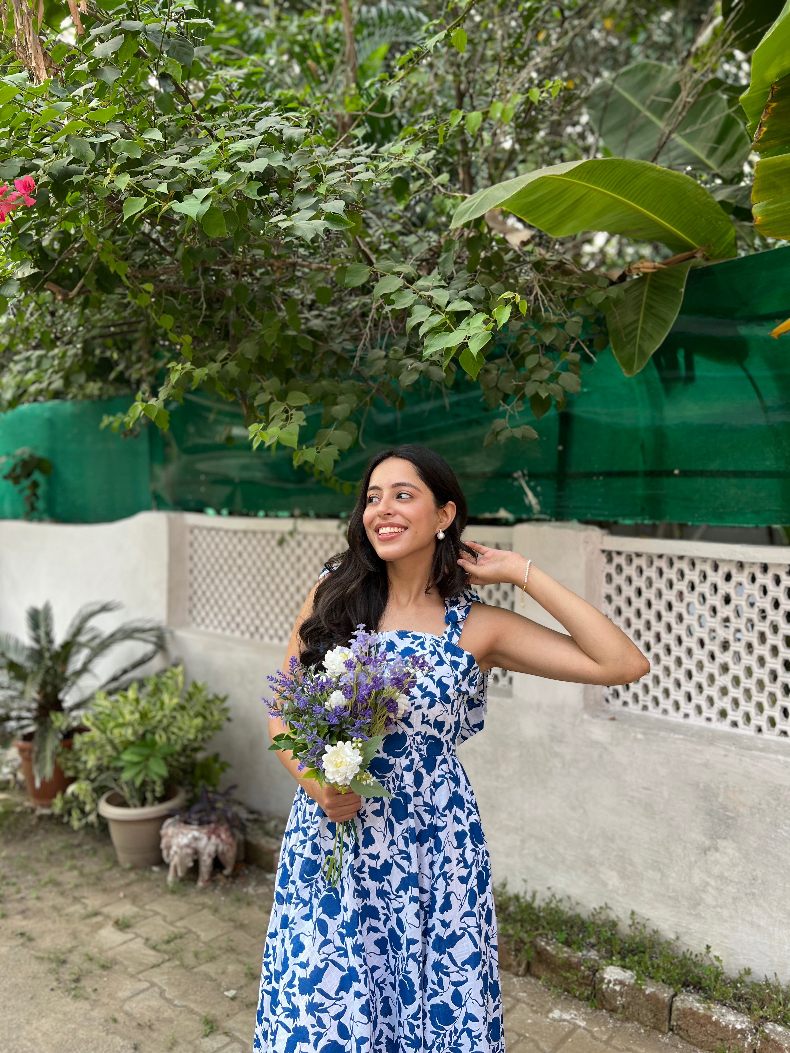 SKY TIE UP DRESS